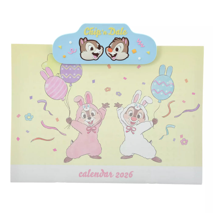 JDS - Calendar & Planner 2026 x Chip & Dale "Costume" Wall Calendar with Clip (Release Date: Aug 5, 2025)