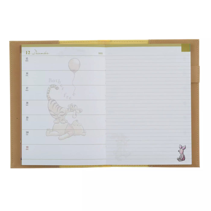 JDS - Calendar & Planner 2026 x Winnie the Pooh & Friends "Embossed" B6 Planner/Schedule Book (Release Date: Aug 5, 2025)