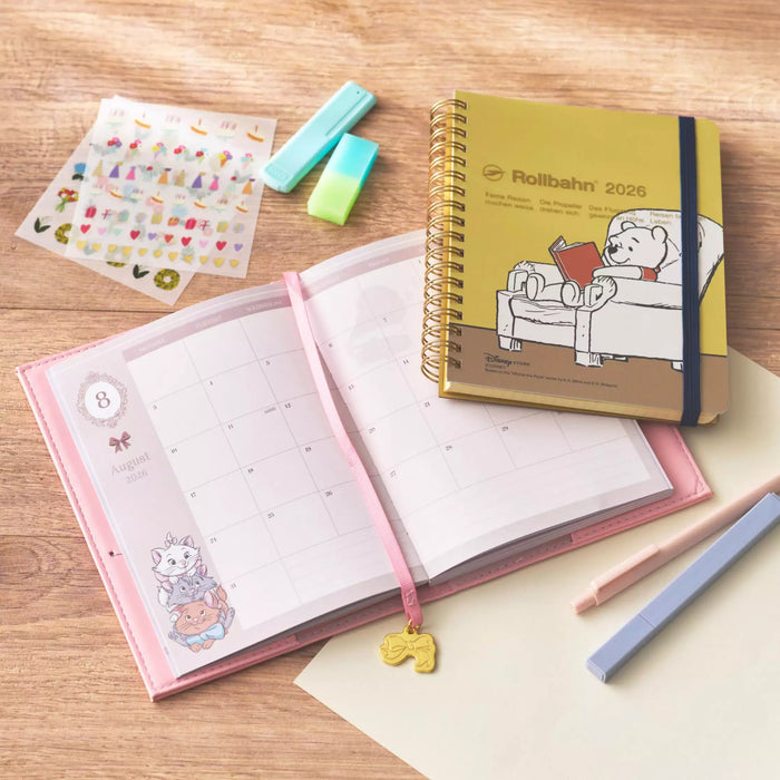 JDS - Calendar & Planner 2026 x The Aristocats Metallic B6 Planner/Schedule Book (Release Date: Aug 5, 2025) (Copy)