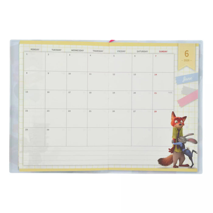 JDS - Calendar & Planner 2026 x Zootopia "Memories" B6 Planner/Schedule Book (Release Date: Aug 5, 2025)