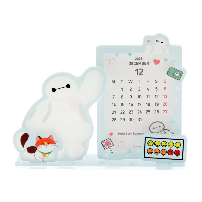JDS - Calendar & Planner 2026 x Baymax & Mochi "Acrylic" Desk Calendar (Release Date: Aug 5, 2025)