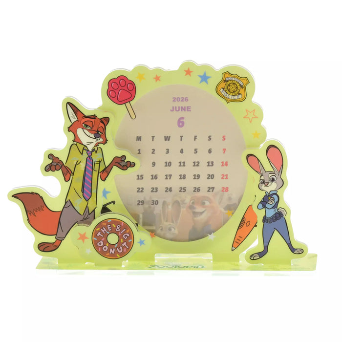 JDS - Calendar & Planner 2026 x Judy Hopps & Nick Wilde "Acrylic" Desk Calendar (Release Date: Aug 5, 2025)
