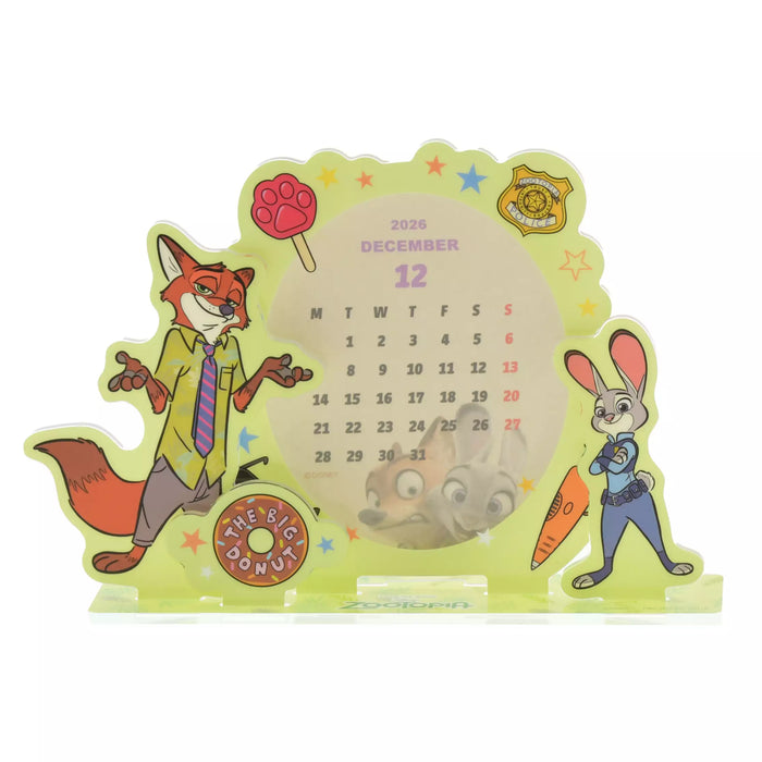 JDS - Calendar & Planner 2026 x Judy Hopps & Nick Wilde "Acrylic" Desk Calendar (Release Date: Aug 5, 2025)
