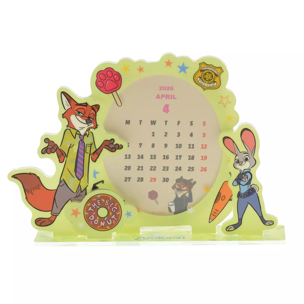 JDS - Calendar & Planner 2026 x Judy Hopps & Nick Wilde "Acrylic" Desk Calendar (Release Date: Aug 5, 2025)