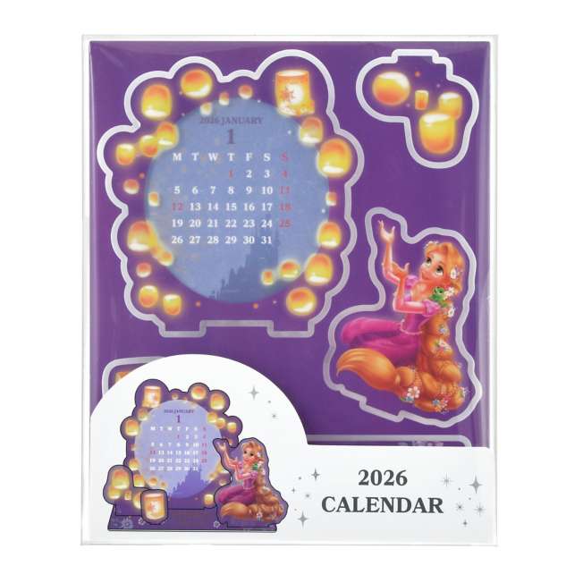 JDS - Calendar & Planner 2026 x Rapunzel & Pascal "Acrylic" Desk Calendar (Release Date: Aug 5, 2025)