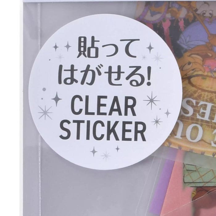 JDS - Sticker Collection x Disney Characters Music "Clear Peel and Stick" Princess Party Stickers