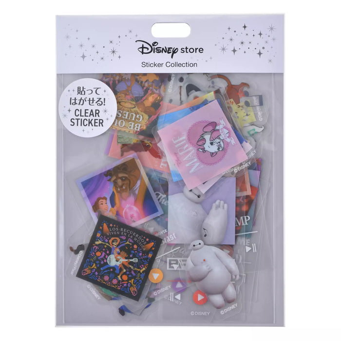 JDS - Sticker Collection x Disney Characters Music "Clear Peel and Stick" Princess Party Stickers