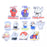 JDS - Sticker Collection x Big Hero 6 Special Costumes "Clear Peel and Stick" Princess Party Stickers