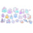 JDS - Sticker Collection x Disney Princess "Clear Peel and Stick" Princess Party Stickers