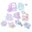 JDS - Sticker Collection x Disney Princess "Clear Peel and Stick" Princess Party Stickers