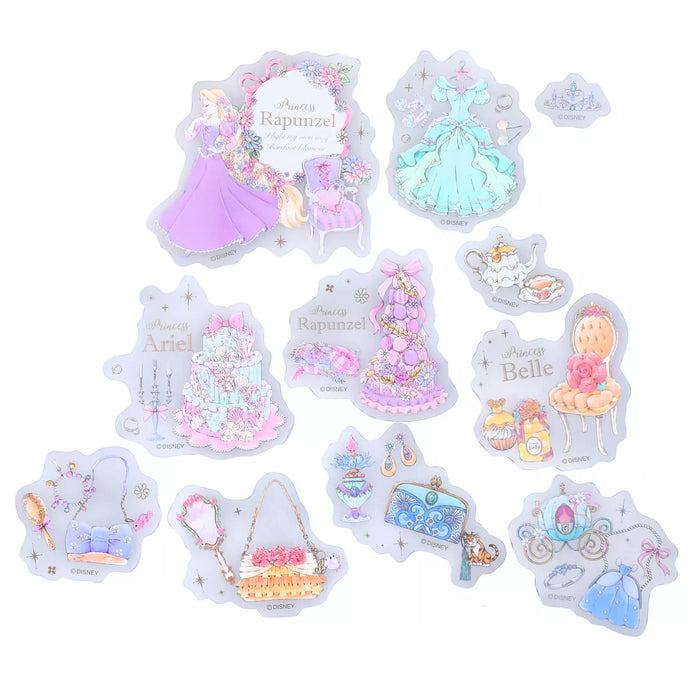 JDS - Sticker Collection x Disney Princess "Clear Peel and Stick" Princess Party Stickers