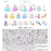 JDS - Sticker Collection x Disney Princess "Clear Peel and Stick" Princess Party Stickers