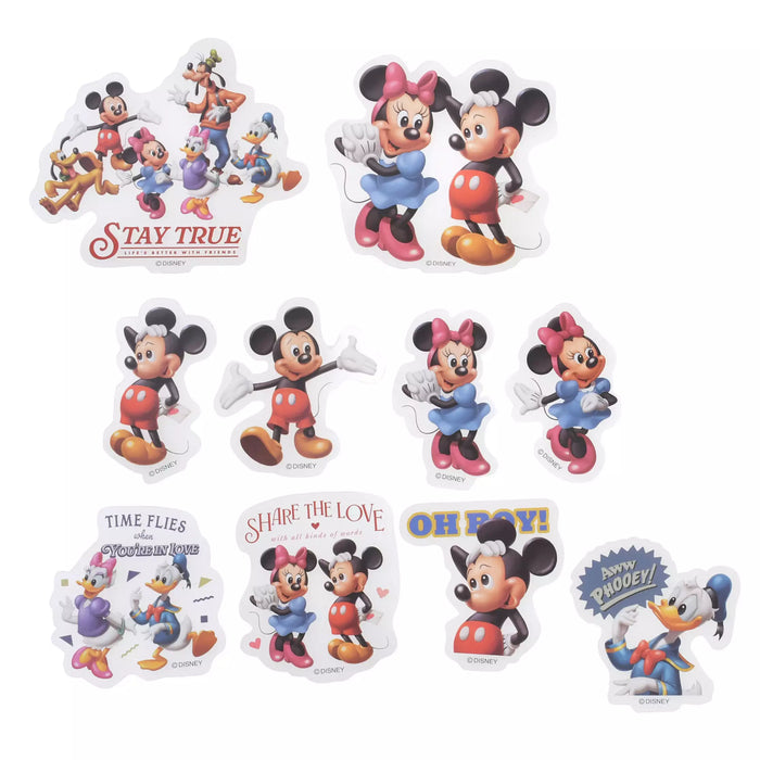 JDS - Sticker Collection x Mickey & Friends "Peel and Stick" Die Cut Clear Stickers