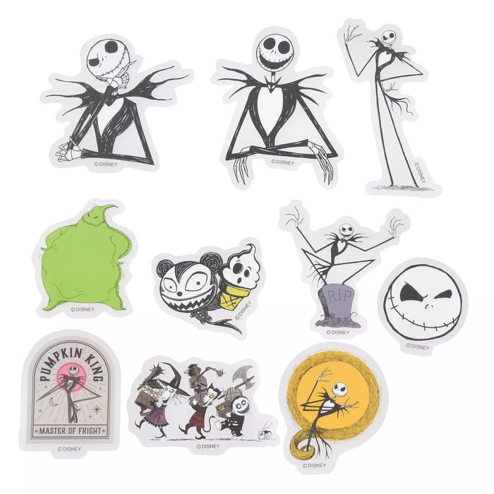 JDS - Sticker Collection x Tim Burton's The Nightmare Before Christmas "Peel and Stick" Die Cut Clear Stickers