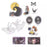 JDS - Sticker Collection x Tim Burton's The Nightmare Before Christmas "Peel and Stick" Die Cut Clear Stickers