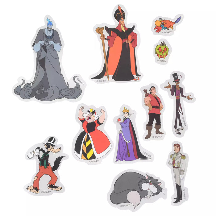 JDS - Sticker Collection x Disney Villains "Peel and Stick" Die Cut Clear Stickers