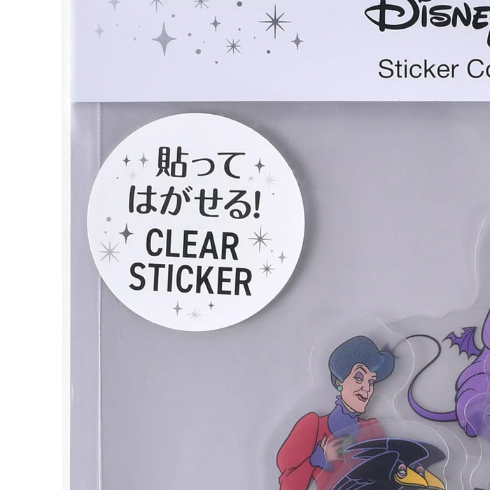 JDS - Sticker Collection x Disney Villains "Peel and Stick" Die Cut Clear Stickers