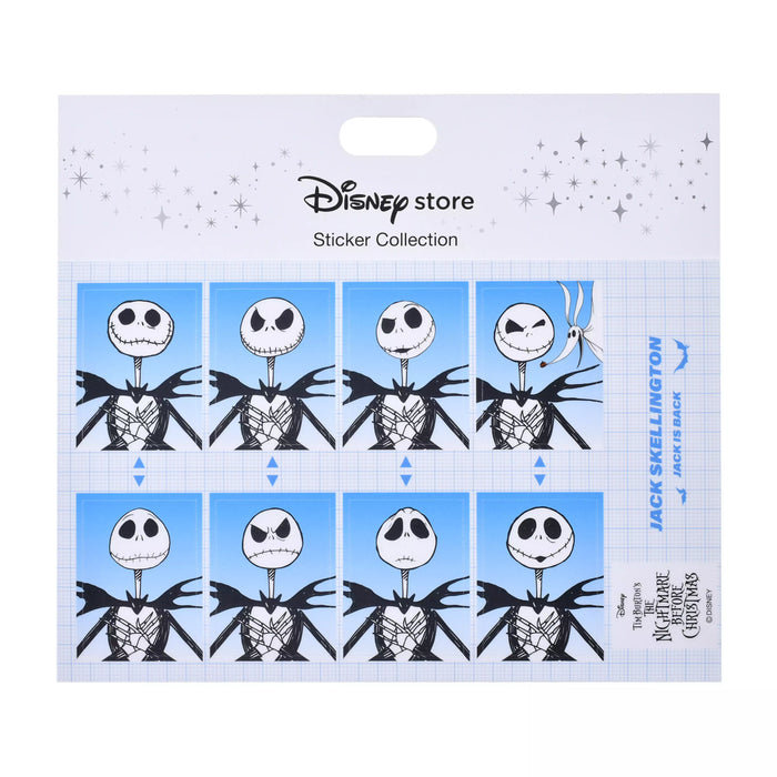 JDS -  2025 Tim Burton's The Nightmare Before Christmas x Jack Skellington ID Photo Style Stickers (Release Date: Sept 16, 2025)