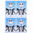 JDS -  2025 Tim Burton's The Nightmare Before Christmas x Jack Skellington ID Photo Style Stickers (Release Date: Sept 16, 2025)
