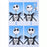 JDS -  2025 Tim Burton's The Nightmare Before Christmas x Jack Skellington ID Photo Style Stickers (Release Date: Sept 16, 2025)