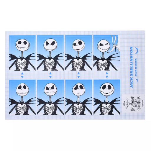 JDS -  2025 Tim Burton's The Nightmare Before Christmas x Jack Skellington ID Photo Style Stickers (Release Date: Sept 16, 2025)