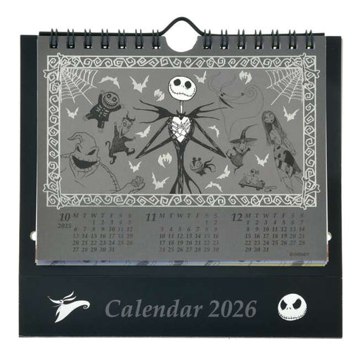 JDS - Calendar & Planner 2026 x Tim Burton's The Nightmare Before Christmas Metallic "Pop-Up" Desk Calendar (Release Date: Aug 5, 2025)