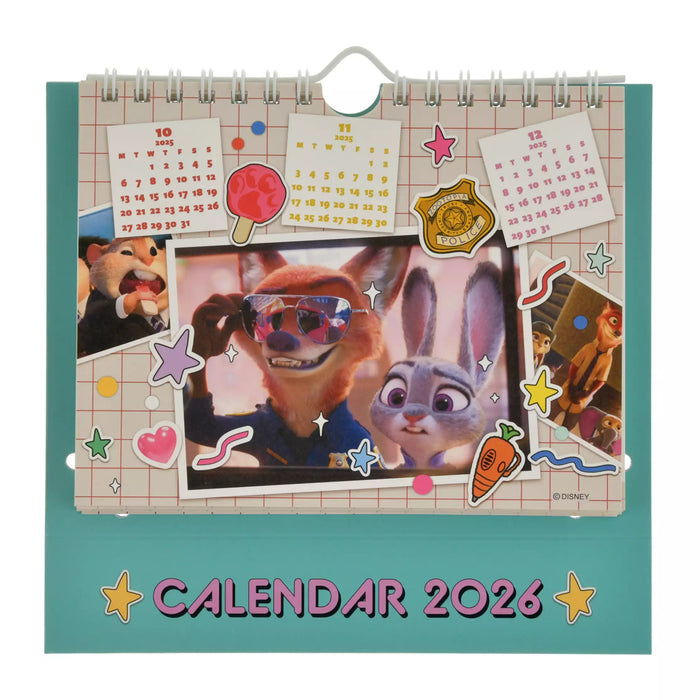 JDS - Calendar & Planner 2026 x Zootopia Memories "Pop-Up" Desk Calendar (Release Date: Aug 5, 2025)