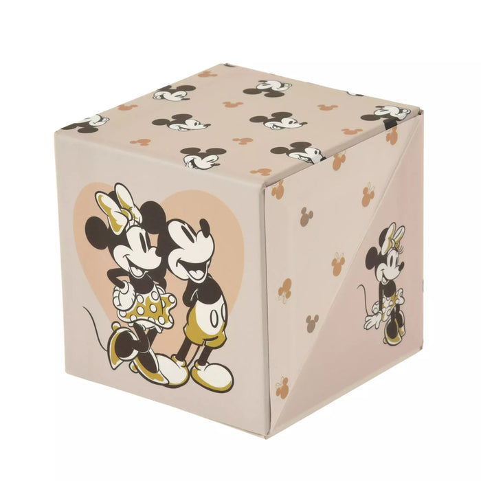 JDS - Mickey & Minnie "Grayish Color" Sticky Notes & Memo Pad with Pen Stand