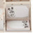 JDS - Mickey & Minnie "Grayish Color" Sticky Notes & Memo Pad with Pen Stand