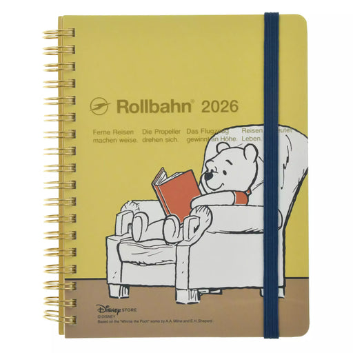 JDS - Calendar & Planner 2026 x Winnie the Pooh, Piglet, and Eeyore Rollbahn Diary L Planner/Schedule Book (Release Date: Aug 5, 2025)