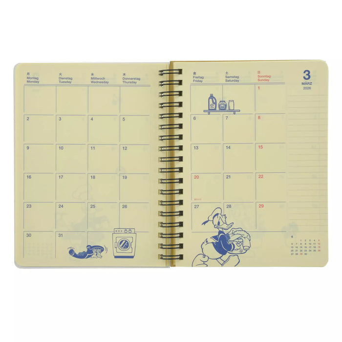 JDS - Calendar & Planner 2026 x Donald & Friends Rollbahn Diary L Planner/Schedule Book (Release Date: Aug 5, 2025)