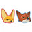 JDS - Sticker Collection x Judy Hopps, Nick Wilde, Finnick Sticker Die Cut Face Stickers