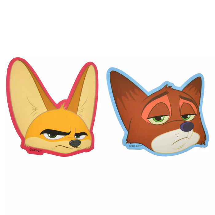 JDS - Sticker Collection x Judy Hopps, Nick Wilde, Finnick Sticker Die Cut Face Stickers