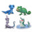 JDS - Sticker Collection x Disney Characters Reptile Die Cut Stickers