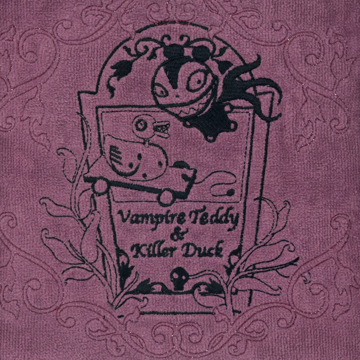 JDS -  2025 Tim Burton's The Nightmare Before Christmas x Vampire Teddy & Killer Duck Embroidery Name Mini Towel (Release Date: Sept 16, 2025)