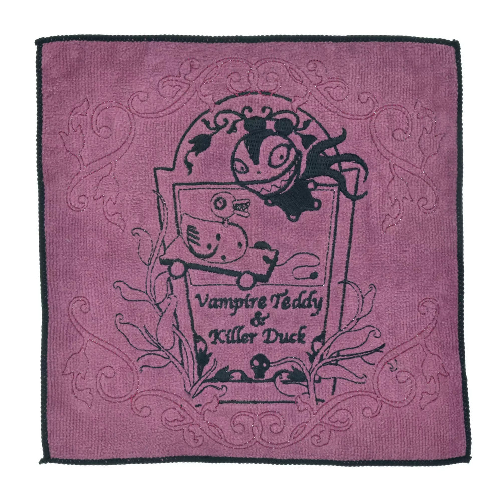 JDS -  2025 Tim Burton's The Nightmare Before Christmas x Vampire Teddy & Killer Duck Embroidery Name Mini Towel (Release Date: Sept 16, 2025)