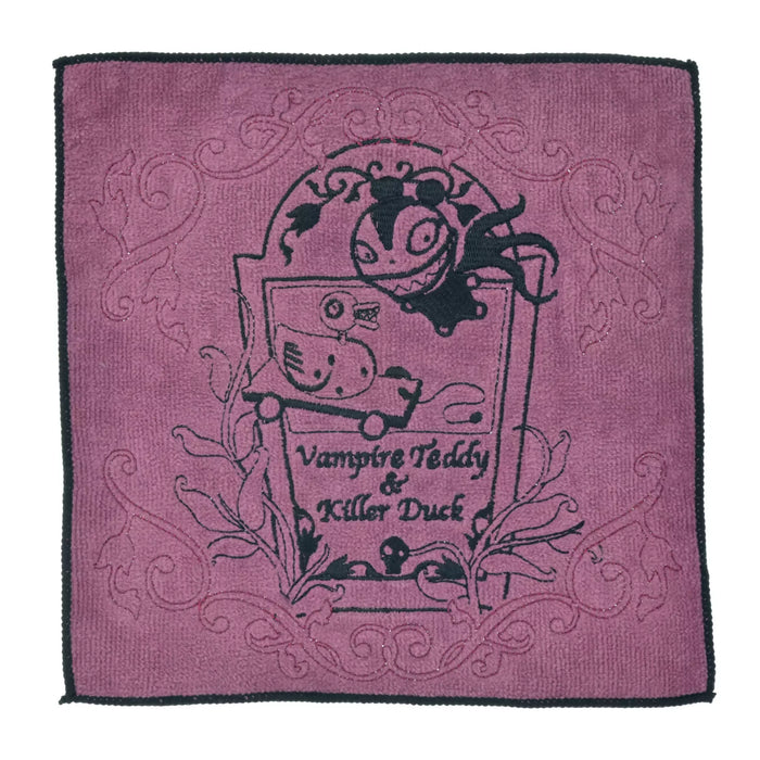 JDS -  2025 Tim Burton's The Nightmare Before Christmas x Vampire Teddy & Killer Duck Embroidery Name Mini Towel (Release Date: Sept 16, 2025)