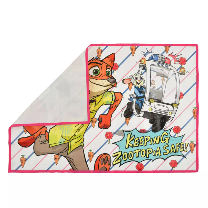 JDS - Zootopia Comic Style x Judy Hopps & Nick Wilde Picnic Blanket in Pouch (Release Date: Aug 5, 2025)