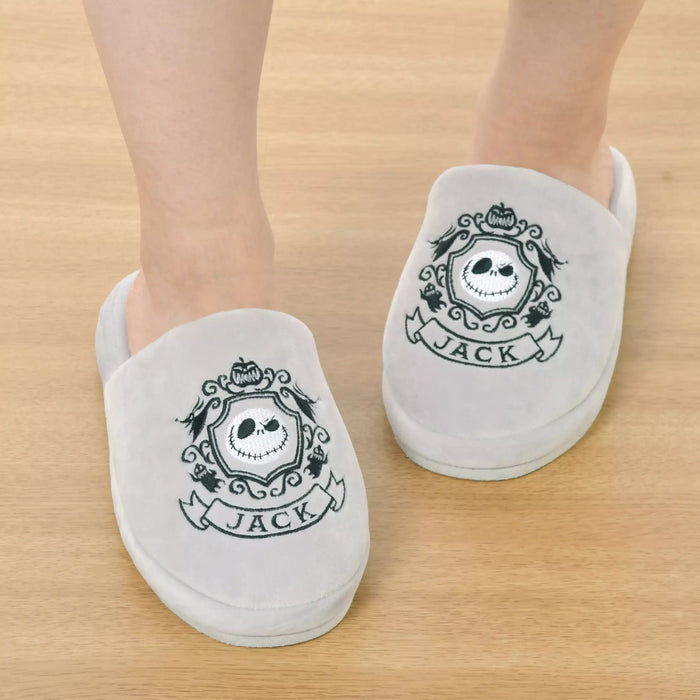 JDS -  2025 Tim Burton's The Nightmare Before Christmas x Jack Skellington & Zero Room Shoes with Drawstring Bag, Hotel like (Release Date: Sept 16, 2025)