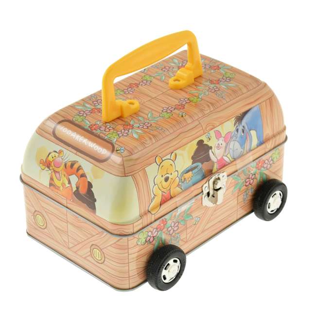 JDS - Even Green x Winnie the Pooh & Friends Waffle Cookies in a Tin Bus (Release Date: Jul 29, 2025)
