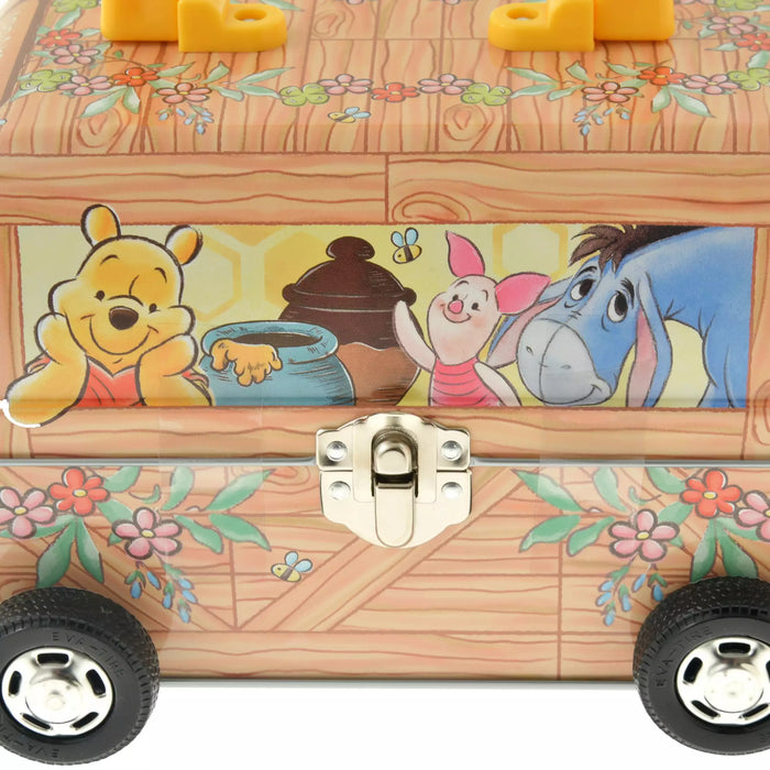 JDS - Even Green x Winnie the Pooh & Friends Waffle Cookies in a Tin Bus (Release Date: Jul 29, 2025)