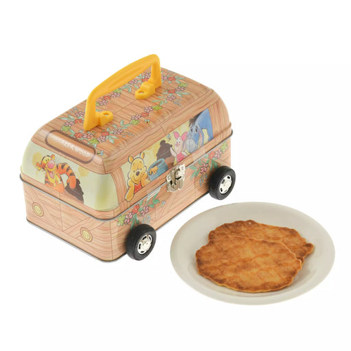 JDS - Even Green x Winnie the Pooh & Friends Waffle Cookies in a Tin Bus (Release Date: Jul 29, 2025)