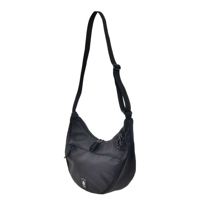 JDS - Casual Bag x Mickey Mouse "Half Moon Black Paracord" Shoulder Bag with Carabiner  (Release Date: Jul 22, 2025)