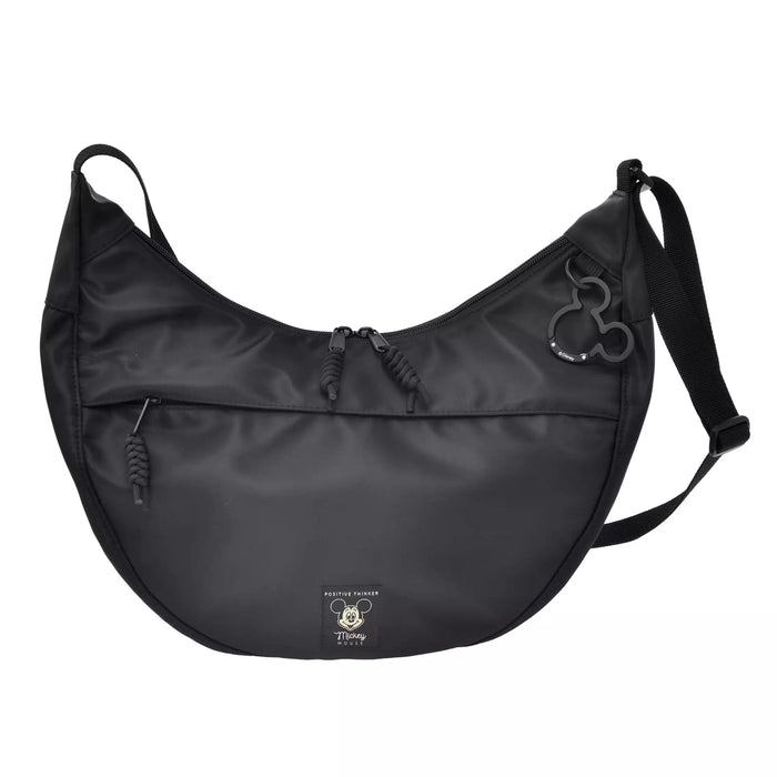 JDS - Casual Bag x Mickey Mouse "Half Moon Black Paracord" Shoulder Bag with Carabiner  (Release Date: Jul 22, 2025)