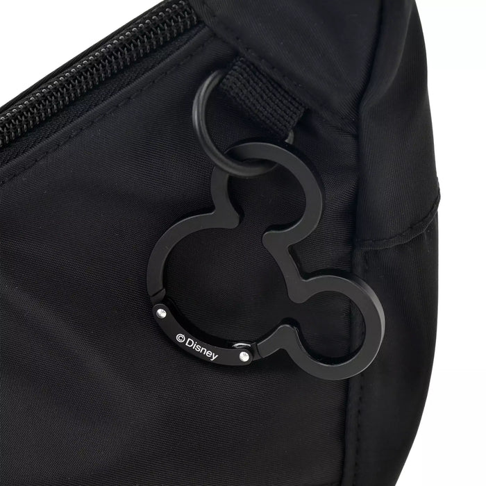 JDS - Casual Bag x Mickey Mouse "Half Moon Black Paracord" Shoulder Bag with Carabiner  (Release Date: Jul 22, 2025)