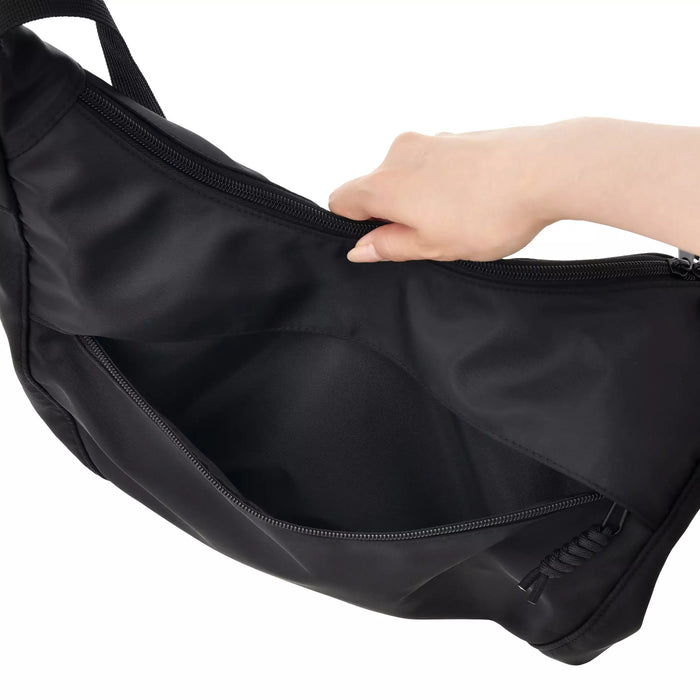 JDS - Casual Bag x Mickey Mouse "Half Moon Black Paracord" Shoulder Bag with Carabiner  (Release Date: Jul 22, 2025)