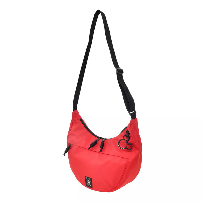 JDS - Casual Bag x Mickey Mouse "Half Moon Red Paracord" Shoulder Bag with Carabiner  (Release Date: Jul 22, 2025)