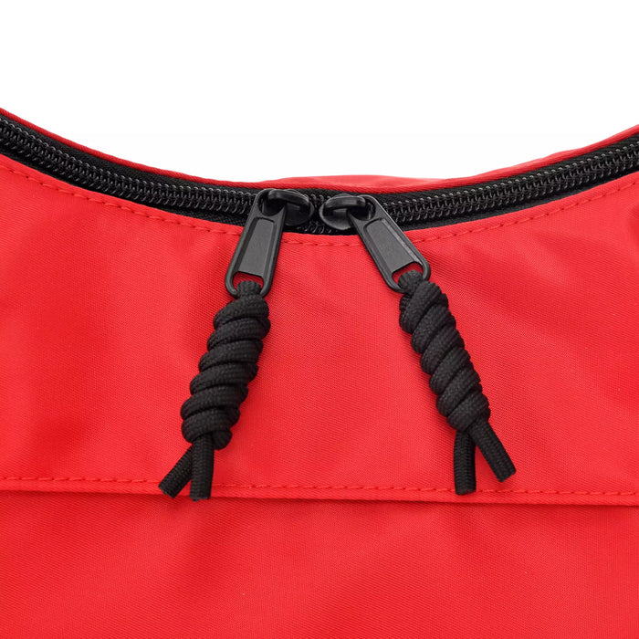 JDS - Casual Bag x Mickey Mouse "Half Moon Red Paracord" Shoulder Bag with Carabiner  (Release Date: Jul 22, 2025)