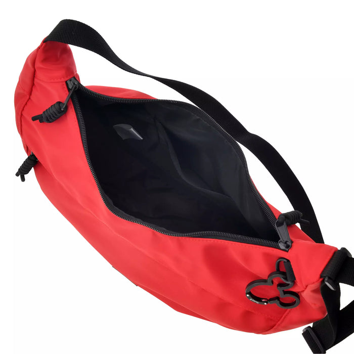 JDS - Casual Bag x Mickey Mouse "Half Moon Red Paracord" Shoulder Bag with Carabiner  (Release Date: Jul 22, 2025)