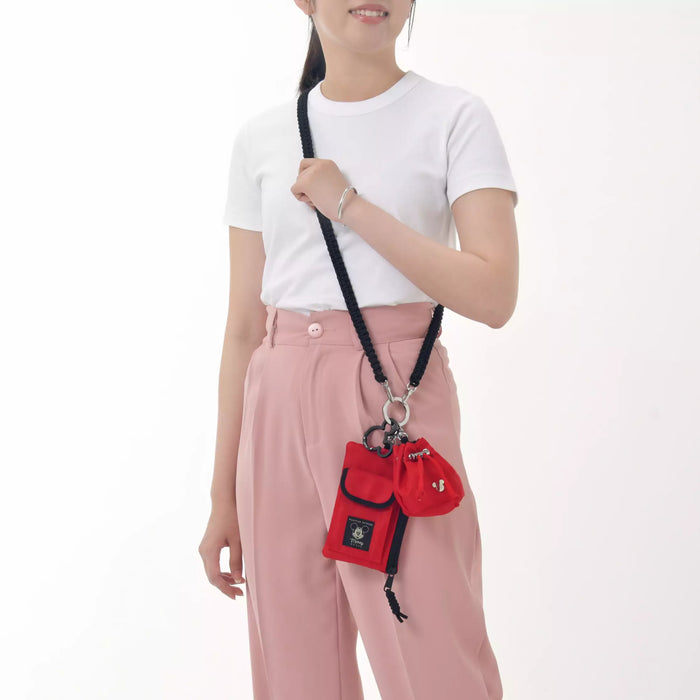 JDS - Casual Bag x Mickey Mouse "Red Paracord" Mini Shoulder Bag with Carabiner (Release Date: Jul 22, 2025)